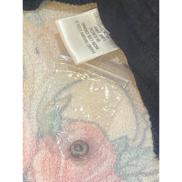 Aratta Floral Embroidered Black Maxi Long Sheer Kimono XS/S Duster Dress - Picture 14 of 17